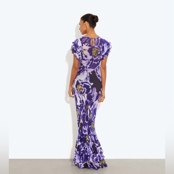 Rat & Boa Violet Floral Lucille Dress - Picture 3 of 9